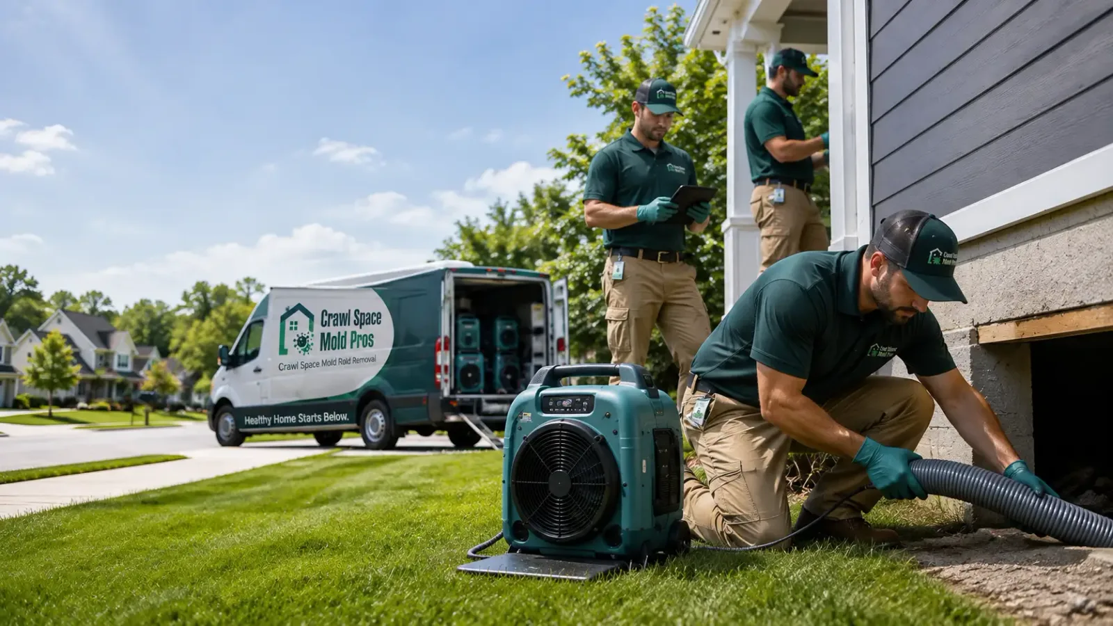 Crawl Space Mold Removal in Derby, OH